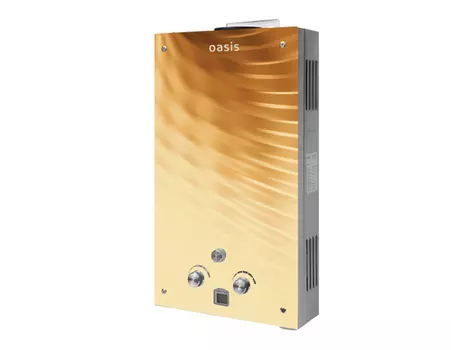 Водонагреватель газовый проточный 10л/мин 20 кВт, Oasis GLASS 20 BG (N) Glass (GLASS 20 BG (N))