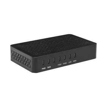 VoIP шлюз SNR SNR-VG-1000-2S, 2-порта FXS, черный (SNR-VG-1000-2S)