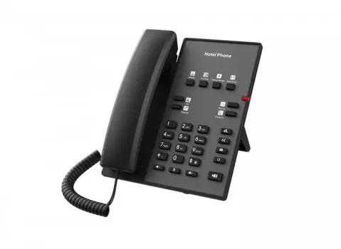 VoIP-телефон Fanvil H1-2 Wire , 2 линии, 2 SIP-аккаунта, черный (H1-2 WIRE)