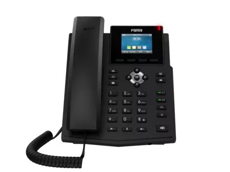 VoIP-телефон Fanvil X3SP Pro, 4 линии, 4 SIP-аккаунта, цветной дисплей, PoE, черный (X3SP PRO)