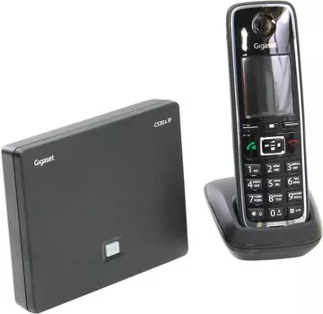 VoIP-телефон Gigaset C530A IP, 3 линии, цветной дисплей, DECT, черный (S30852-H2526-S301)