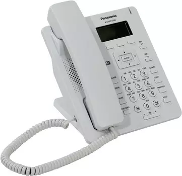 VoIP-телефон Panasonic KX-HDV100RU, 1 линия, монохромный дисплей, белый