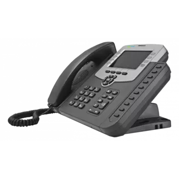 VoIP-телефон SNR SNR-VP-56-P, 6 линий, 6 SIP-аккаунтов, монохромный дисплей, PoE, черный