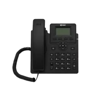 VoIP-телефон SNR SNR-VP-72-P, 2 линии, 2 SIP-аккаунта, монохромный дисплей, черный (SNR-VP-72-P)