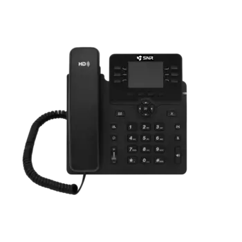 VoIP-телефон SNR SNR-VP-76-CG-P, 6 SIP-аккаунтов, цветной дисплей, PoE, черный, без БП (SNR-VP-76-CG-P)