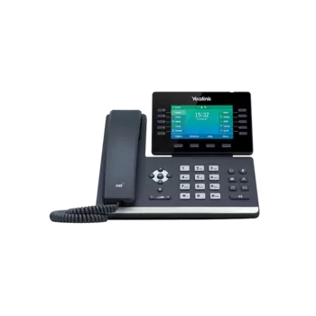 VoIP-телефон Yealink SIP-T54W, 16 SIP-аккаунтов, цветной дисплей, PoE, черный, без БП