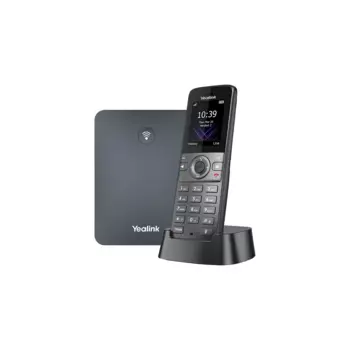 VoIP-телефон Yealink W74P, 20 линий, 10 SIP-аккаунтов, цветной дисплей, DECT, PoE, черный (W74P)