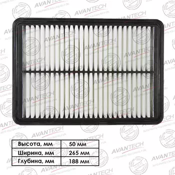 Воздушный фильтр Avantech, панельный для Hyundai (AF1001)