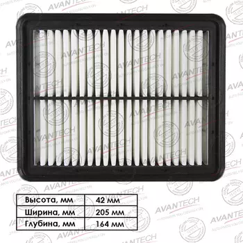 Воздушный фильтр Avantech, панельный для Mitsubishi (AF0424)