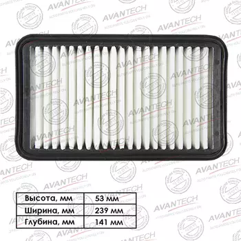 Воздушный фильтр Avantech, панельный для Suzuki (AF0706)