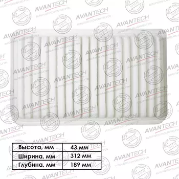 Воздушный фильтр Avantech, панельный для TOYOTA (AF0105)