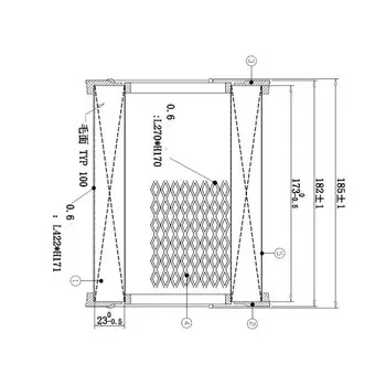 Воздушный фильтр Double Force, цилиндрический для Nissan (DFA2006)