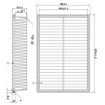 Воздушный фильтр DOUBLE FORCE, панельный для Mazda (DFA475)