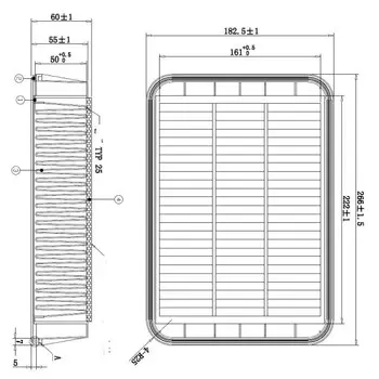 Воздушный фильтр Double Force, панельный для Mitsubishi (DFA27003)