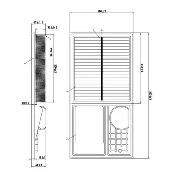 Воздушный фильтр Double Force, панельный для Skoda, VW (DFA3880)