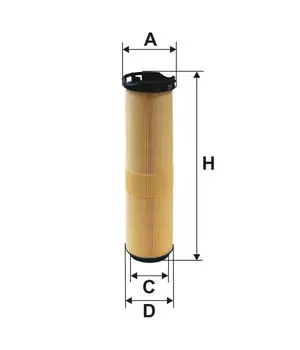 Воздушный фильтр FILTRON, цилиндрический для Mercedes (AK 2186)