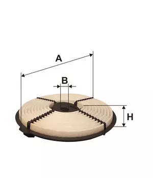 Воздушный фильтр FILTRON, кольцевой для TOYOTA (AK 341)