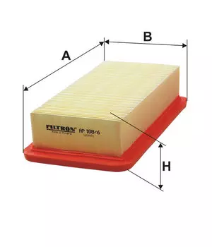 Воздушный фильтр FILTRON, панельный для Hyundai, Kia (AP 1086)