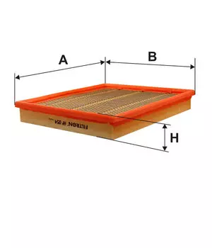 Воздушный фильтр FILTRON, панельный для Opel (AP 054)