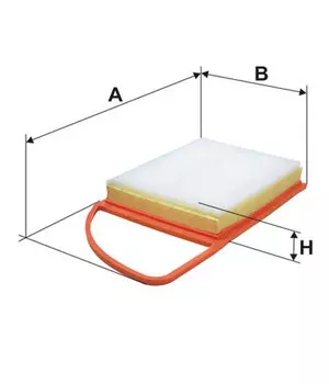 Воздушный фильтр FILTRON, панельный для Peugeot (AP 196)