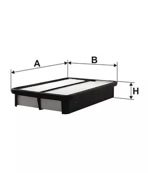 Воздушный фильтр FILTRON, панельный для TOYOTA (AP 160)