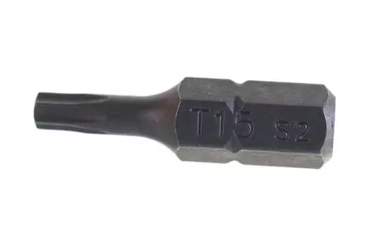 Вставка-бита Ombra T15, 25мм, 1/4 (тип С), 1шт. (514315)