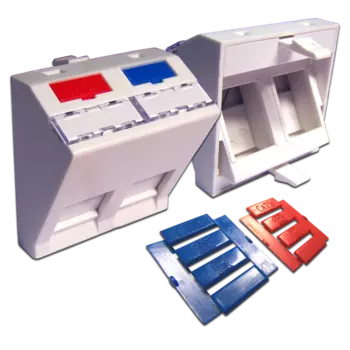 Вставка Keystone Lanmaster LAN-SIP-24A-WH, KeyStone, 1 шт., белый (LAN-SIP-24A-WH)