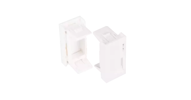 Вставка NIKOMAX формата Mosaic, под модули KeyStone, 1шт., белый (NMC-PM1P-ST-PH-WW)