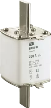 Вставка плавкая IEK ППНИ-37, 250А, габарит 2, белый (DPP40-250)