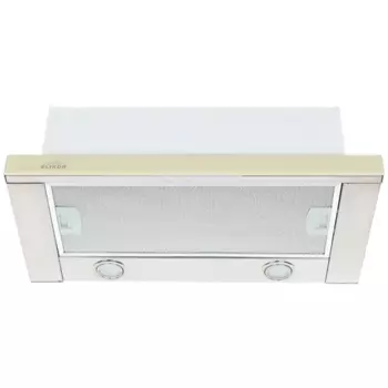 Вытяжка встраиваемая Elikor Интегра Glass 60Н-400-В2Д, нержавеющая сталь/бежевый (940980)