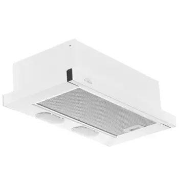 Встраиваемая вытяжка Elikor 60П-400-В2Л, белый/стекло белое (144567 )