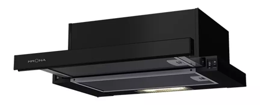 Вытяжка встраиваемая KRONA Kamilla 500, черный (00007595)