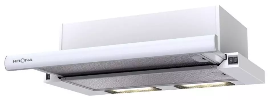 Встраиваемая вытяжка KRONA KAMILLA 600 SUPERNOVA W, белый (00026667)