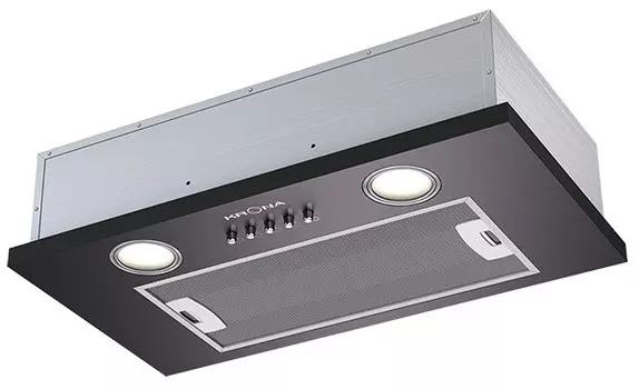 Вытяжка встраиваемая KRONA Selina 600, черный (00026700)