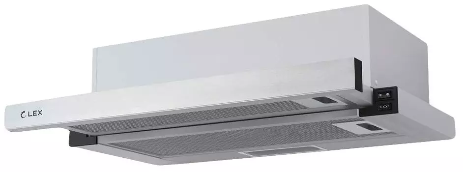 Вытяжка встраиваемая Lex Hubble 600 Inox, серебристый (CHAT000033)