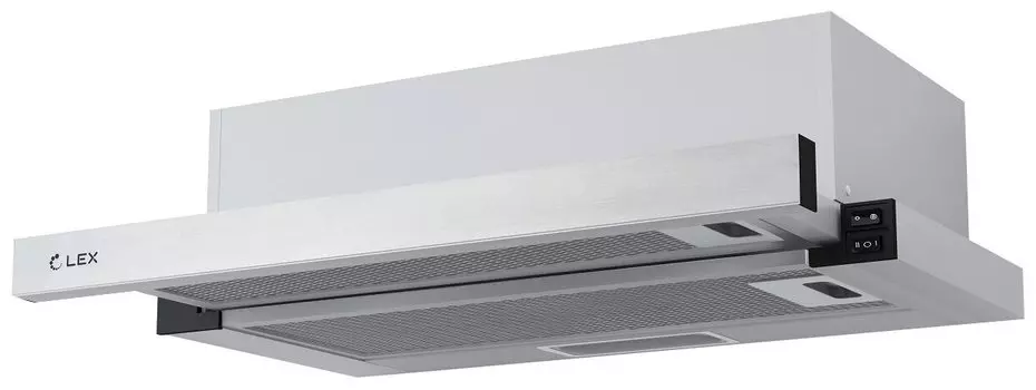 Вытяжка встраиваемая Lex Hubble 500 IX, серебристый (CHAT000032)