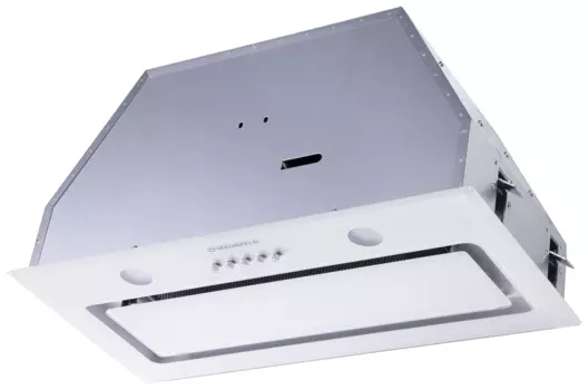 Вытяжка встраиваемая Maunfeld TRAPEZE 601GG, белый (КА-00014214)