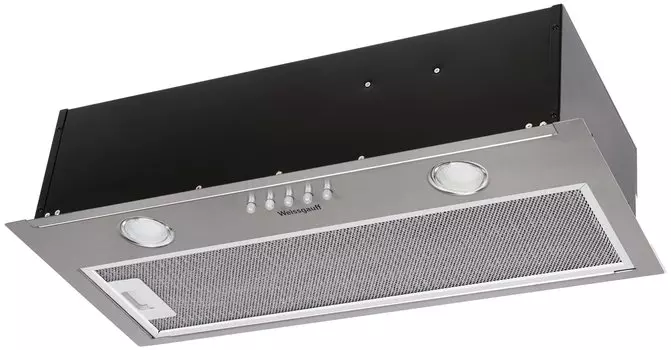 Встраиваемая вытяжка WEISSGAUFF ALPHA 60PBIX, серебристый (247 222)