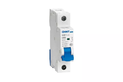 Выключатель автоматический CHINT 179614 однополюсный (1P/1П) 10А C 6кА (179614)