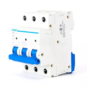 Выключатель автоматический CHINT 179700 трехполюсный (3P/3П) 16А C 6кА (179700)