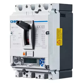 Выключатель автоматический CHINT 250S EM NM8N трехполюсный (3P/3П) 100А S 50кА (271333)