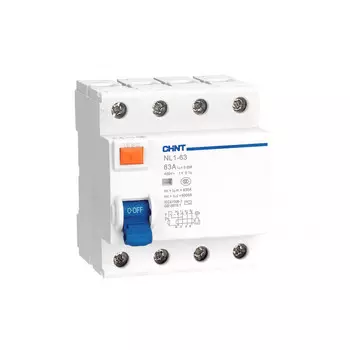 Выключатель автоматический CHINT четырехполюсный (4P/4П) 63А 6кА (200225)