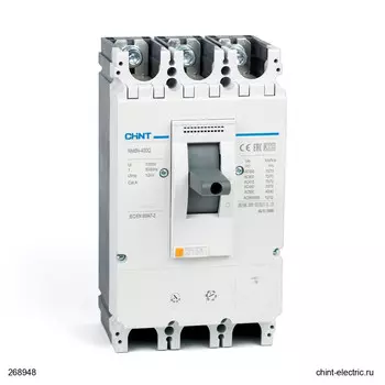 Выключатель автоматический CHINT NM8N-400S TM трехполюсный (3P/3П) 315А S 50кА (268948)
