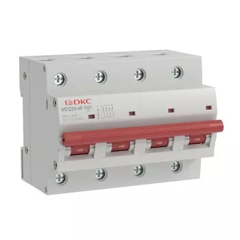 Выключатель автоматический DKC YON max четырехполюсный (4P/4П) 80А C 10кА (MD125H-4PC100)