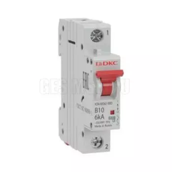Выключатель автоматический DKC YON MD63-1C3-6 однополюсный (1P/1П) 3А C 6кА (MD63-1C3-6)