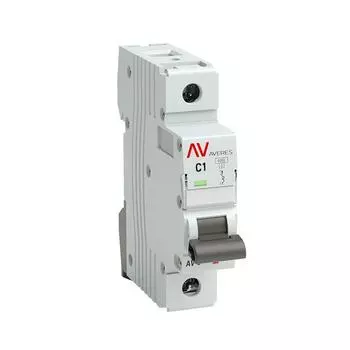 Выключатель автоматический EKF AVERES однополюсный (1P/1П) 1A C 6кА (mcb6-DC-1-01C-av)