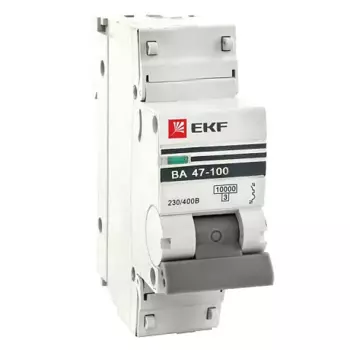 Выключатель автоматический EKF однополюсный (1P/1П) 16А C 10кА (mcb47100-1-16C-pro)