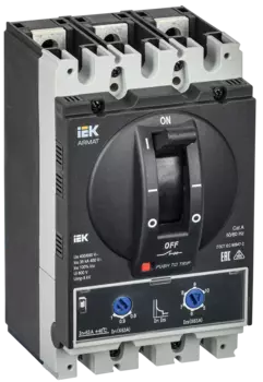 Выключатель автоматический IEK AR-MCCB-3А-035-0063А-ATUC Armat трехполюсный (3P/3П) 63А A 35kA (AR-MCCB-3А-035-0063А-ATUC)
