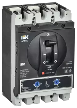 Выключатель автоматический IEK AR-MCCB-3G-050-0200А-ATUC Armat трехполюсный (3P/3П) 200А G 50кА (AR-MCCB-3G-050-0200А-ATUC)