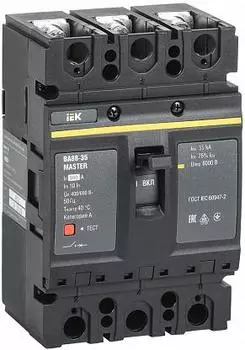 Выключатель автоматический IEK ВА88-35 трехполюсный (3P/3П) 200А 35kA (SVA30-3-0200-02)